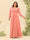 A-Line/Princess Floor-Length Long Sleeves Plus Size Bridesmaid Dresses With Sash
