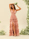 A-Line/Princess Floor-Length Sleeveless Bridesmaid Dresses With Ruffles