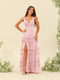 A-Line/Princess Floor-Length Sleeveless Bridesmaid Dresses With Ruffles