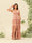A-Line/Princess Floor-Length Sleeveless Plus Size Bridesmaid Dresses With Ruffles