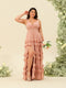 A-Line/Princess Floor-Length Sleeveless Plus Size Bridesmaid Dresses With Ruffles