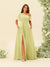 A-Line/Princess One-Shoulder Floor-Length Split Side Bridesmaid Dresses