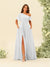A-Line/Princess One-Shoulder Floor-Length Split Side Bridesmaid Dresses