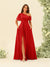A-Line/Princess One-Shoulder Floor-Length Split Side Bridesmaid Dresses
