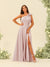 A-Line/Princess One-Shoulder Split Side Bridesmaid Dresses