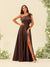 A-Line/Princess One-Shoulder Split Side Bridesmaid Dresses