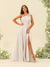 A-Line/Princess One-Shoulder Split Side Bridesmaid Dresses