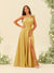 A-Line/Princess One-Shoulder Split Side Bridesmaid Dresses