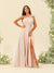 A-Line/Princess One-Shoulder Split Side Bridesmaid Dresses