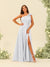 A-Line/Princess One-Shoulder Split Side Bridesmaid Dresses