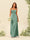 Sheath/Column Spaghetti Straps Split Side Bridesmaid Dresses
