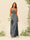 Sheath/Column Spaghetti Straps Split Side Bridesmaid Dresses