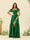 A-Line/Princess Ruffles Floor-Length Short Sleeves Bridesmaid Dresses