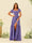 A-Line/Princess Ruffles Floor-Length Short Sleeves Bridesmaid Dresses