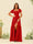 A-Line/Princess Ruffles Floor-Length Short Sleeves Bridesmaid Dresses