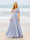 A-Line/Princess Ruffles V-Neck Short Sleeves Bridesmaid Dresses With Bowknot