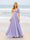 A-Line/Princess Ruffles V-Neck Short Sleeves Bridesmaid Dresses With Bowknot