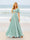 A-Line/Princess Ruffles V-Neck Short Sleeves Bridesmaid Dresses With Bowknot