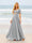 A-Line/Princess Ruffles V-Neck Short Sleeves Bridesmaid Dresses With Bowknot