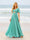 A-Line/Princess Ruffles V-Neck Short Sleeves Bridesmaid Dresses With Bowknot