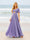 A-Line/Princess Ruffles V-Neck Short Sleeves Bridesmaid Dresses With Bowknot