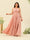 A-Line/Princess Halter Sleeveless Long Bridesmaid Dresses with Split Side & Ruffles