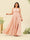 A-Line/Princess Halter Plus Size Long Bridesmaid Dresses with Split Side & Ruffles