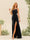 Sheath/Column One-Shoulder Long Ruched Bridesmaid Dresses with Split Side