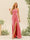 Sheath/Column One-Shoulder Long Ruched Bridesmaid Dresses with Split Side