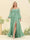 A-Line/Princess Sweetheart Floor-Length Long Plus Size Bridesmaid Dresses with Split Side & Ruffles