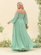 A-Line/Princess Sweetheart Floor-Length Long Plus Size Bridesmaid Dresses with Split Side & Ruffles