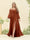 A-Line/Princess Sweetheart Floor-Length Long Plus Size Bridesmaid Dresses with Split Side & Ruffles