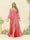 A-Line/Princess Sweetheart Floor-Length Long Plus Size Bridesmaid Dresses with Split Side & Ruffles