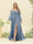 A-Line/Princess Sweetheart Floor-Length Long Plus Size Bridesmaid Dresses with Split Side & Ruffles