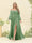 A-Line/Princess Sweetheart Floor-Length Long Plus Size Bridesmaid Dresses with Split Side & Ruffles