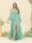 A-Line/Princess Sweetheart Floor-Length Long Plus Size Bridesmaid Dresses with Split Side & Ruffles