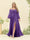 A-Line/Princess Sweetheart Floor-Length Long Plus Size Bridesmaid Dresses with Split Side & Ruffles