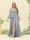 A-Line/Princess Sweetheart Floor-Length Long Plus Size Bridesmaid Dresses with Split Side & Ruffles