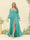 A-Line/Princess Sweetheart Floor-Length Long Plus Size Bridesmaid Dresses with Split Side & Ruffles