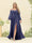 A-Line/Princess Sweetheart Floor-Length Long Plus Size Bridesmaid Dresses with Split Side & Ruffles