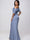Sheath/Column One-Shoulder Short Sleeves Satin Ruched Long Bridesmaid Dresses