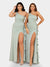 Sheath/Column One-Shoulder Sleeveless Bridesmaid Dresses with Ruffles