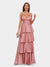 A-Line/Princess Spaghetti Straps Sleeveless Bridesmaid Dresses with Ruffles