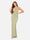 Sheath/Column Plunging V-Neck Sleeveless Bridesmaid Dresses with Ruched