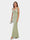 Sheath/Column Plunging V-Neck Sleeveless Bridesmaid Dresses with Ruched