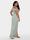 Sheath/Column One-Shoulder Short Sleeves Bridesmaid Dresses with Split Side