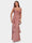Sheath/Column Scoop Sleeveless Bridesmaid Dresses with Watteau Train