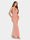 Sheath/Column Asymmetrical Short Sleeves Bridesmaid Dresses with Ruched