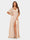 A-Line/Princess V-Neck Short Sleeves Bridesmaid Dresses with Belt