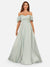 A-Line/Princess Off-the-Shoulder Puff Sleeves Bridesmaid Dresses with Ruched